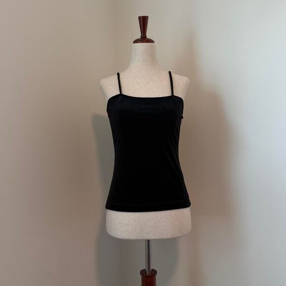 90s Velvet Grunge Fairy Whimsy Goth cami by BCBGMaxazria Size small - Picture 1 of 4